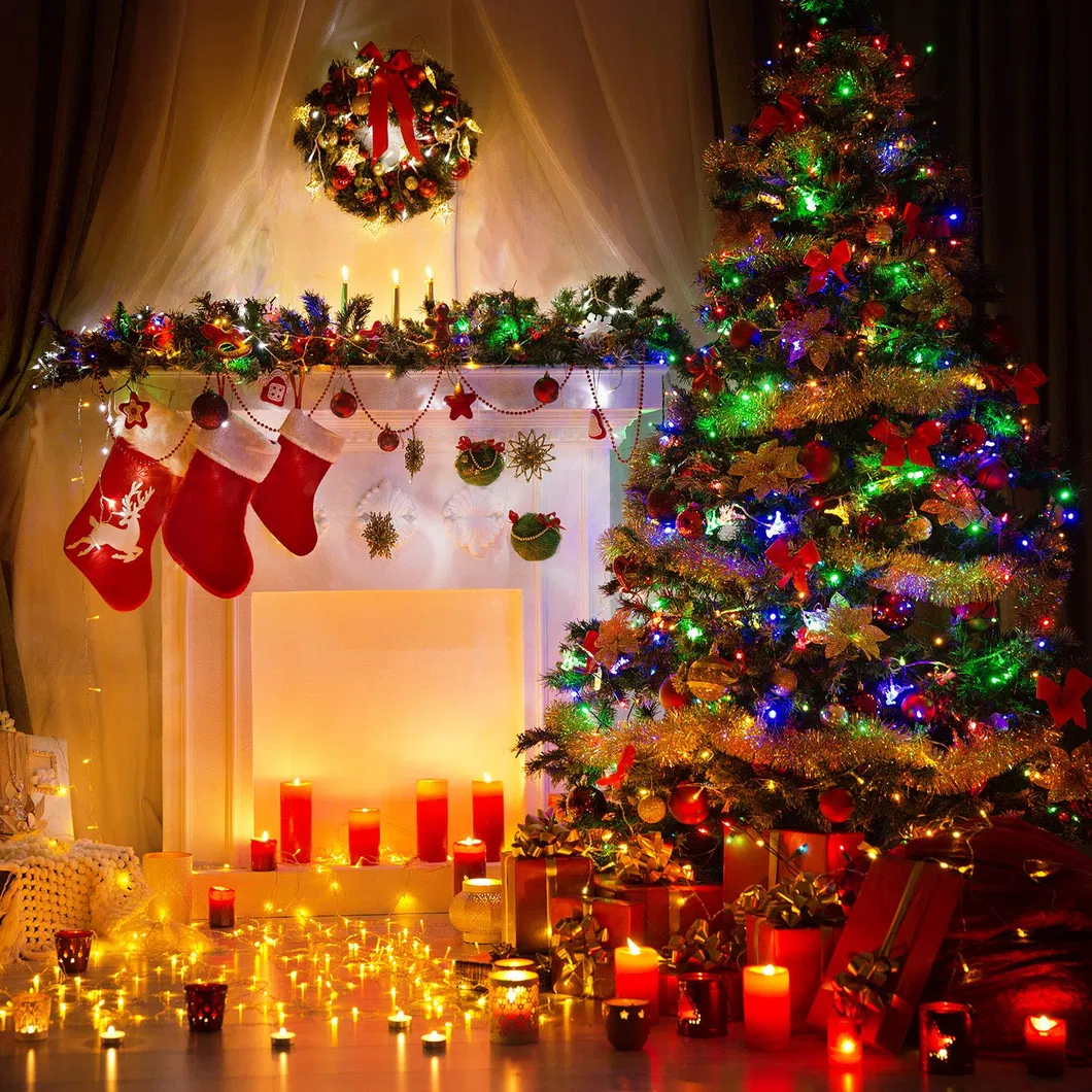 10m RGB 16 Colors USB 100 LED String Light Remote Control LED Strip Light for Garden Wedding Yard Christmas Decoration Light