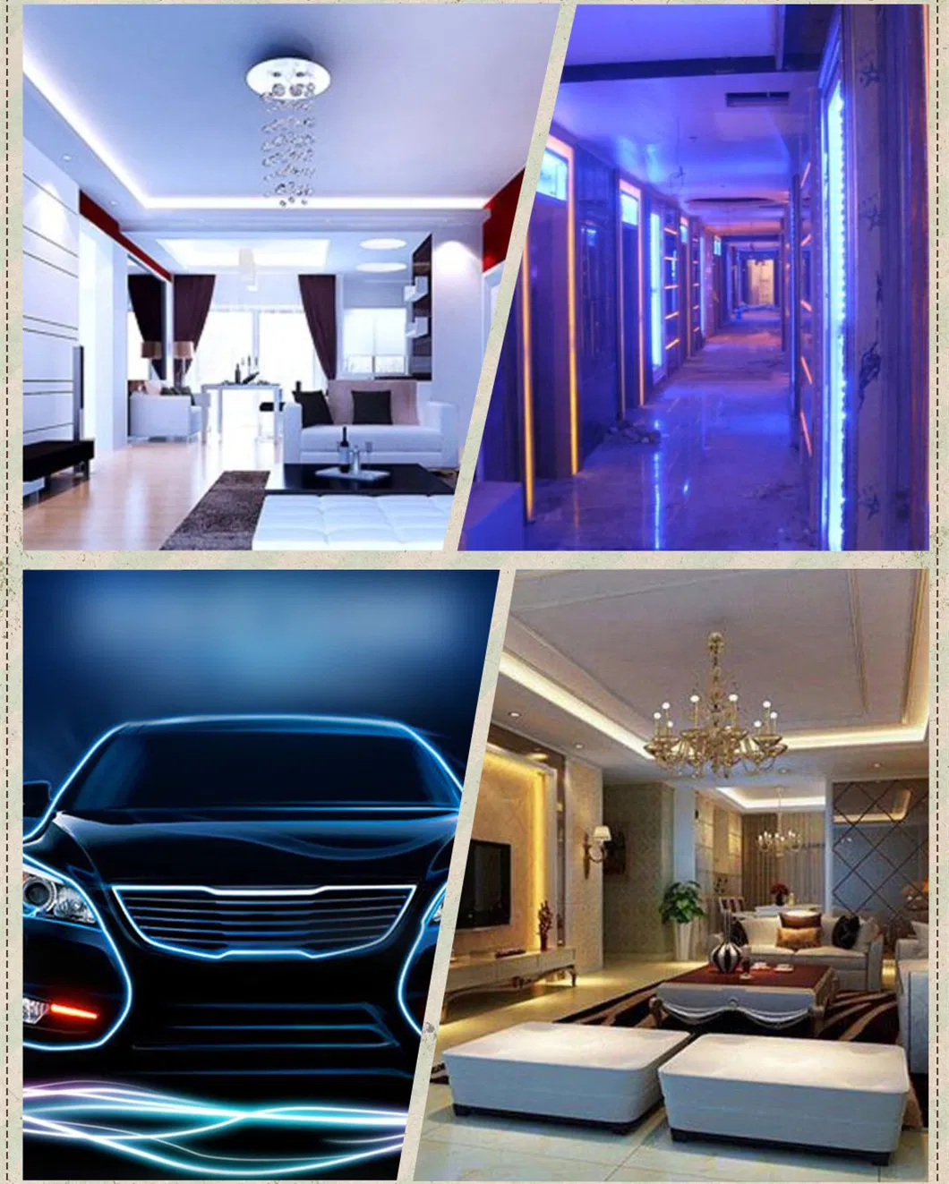 10mm Wide SMD LED Strip 5050 for Swimming Pool Decoration