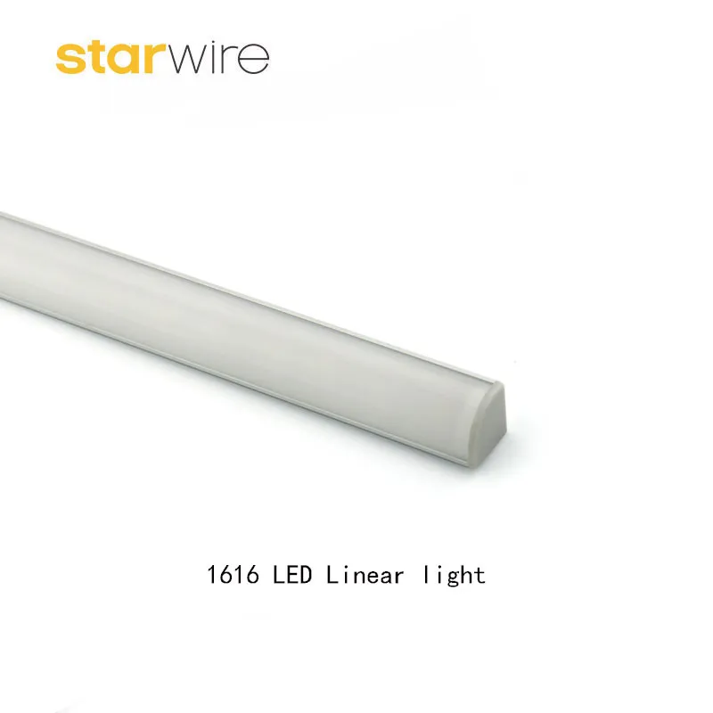 1616 1919 V-Shape Corner Aluminium Profile LED Linear Light for Cabinet Light