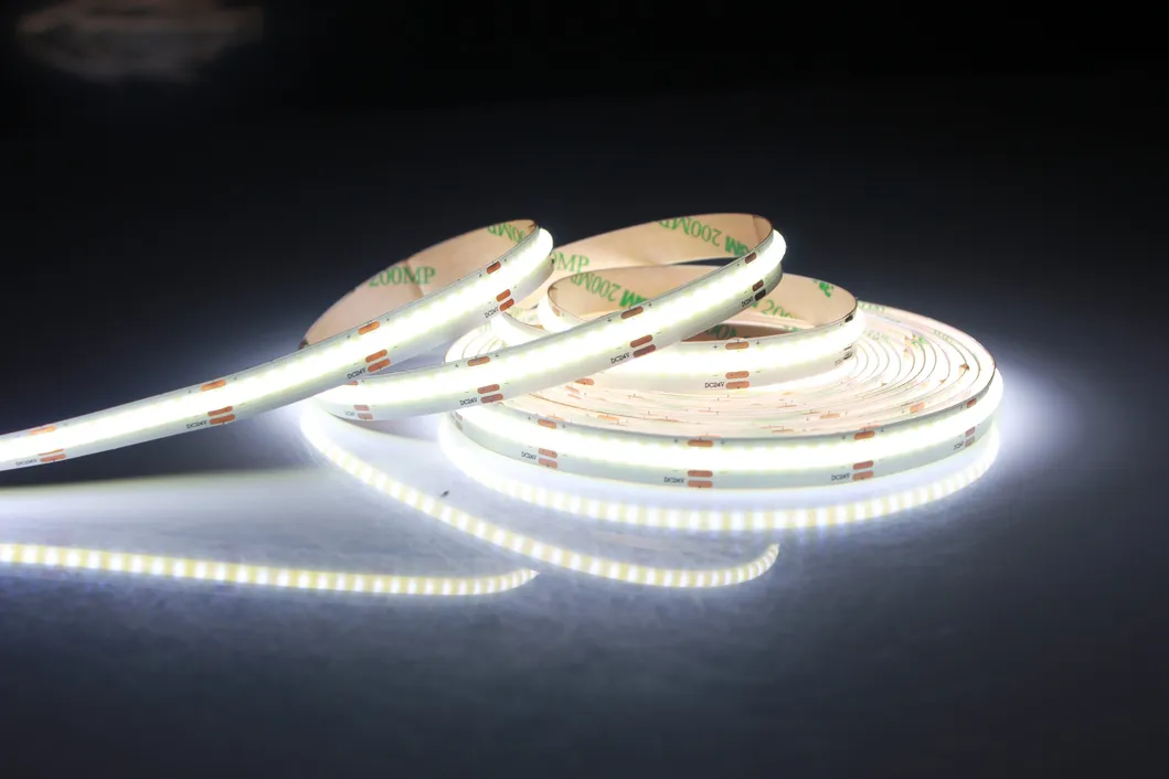 24V Dim to Warm COB Strip Light 2000K -6500K Strip Tape Light Home TV Back Light COB Strip