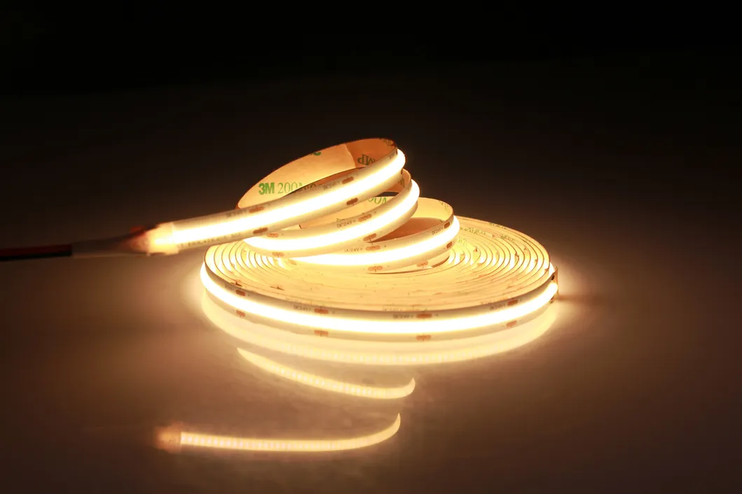 24V Dim to Warm COB Strip Light 2000K -6500K Strip Tape Light Home TV Back Light COB Strip