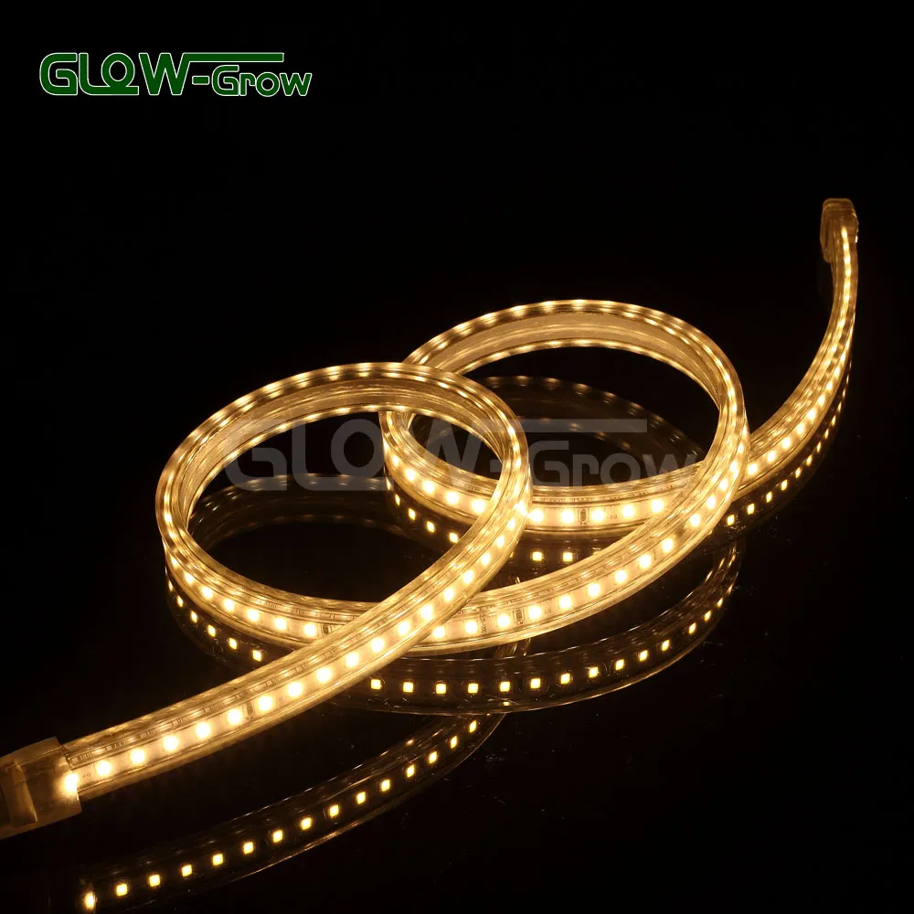 3000K Warm White 120V 50m IP65 700lm/M 120LEDs/M 2835 LED Strip Light
