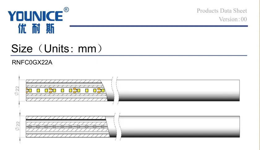 360 Degree Full Illumination Colorful 22diameter LED Flexible Neon Strip