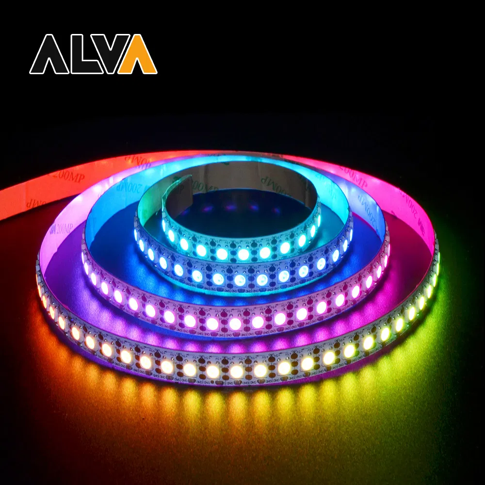 60/120/180/240SMD IP65 IP20 IC RGB SMD5050 SMD2835 Multi Color Flexible Rope DIY 220V 12V 24V LED Strip Light with TUV CB Holiday Home Party Indoor Outdoor