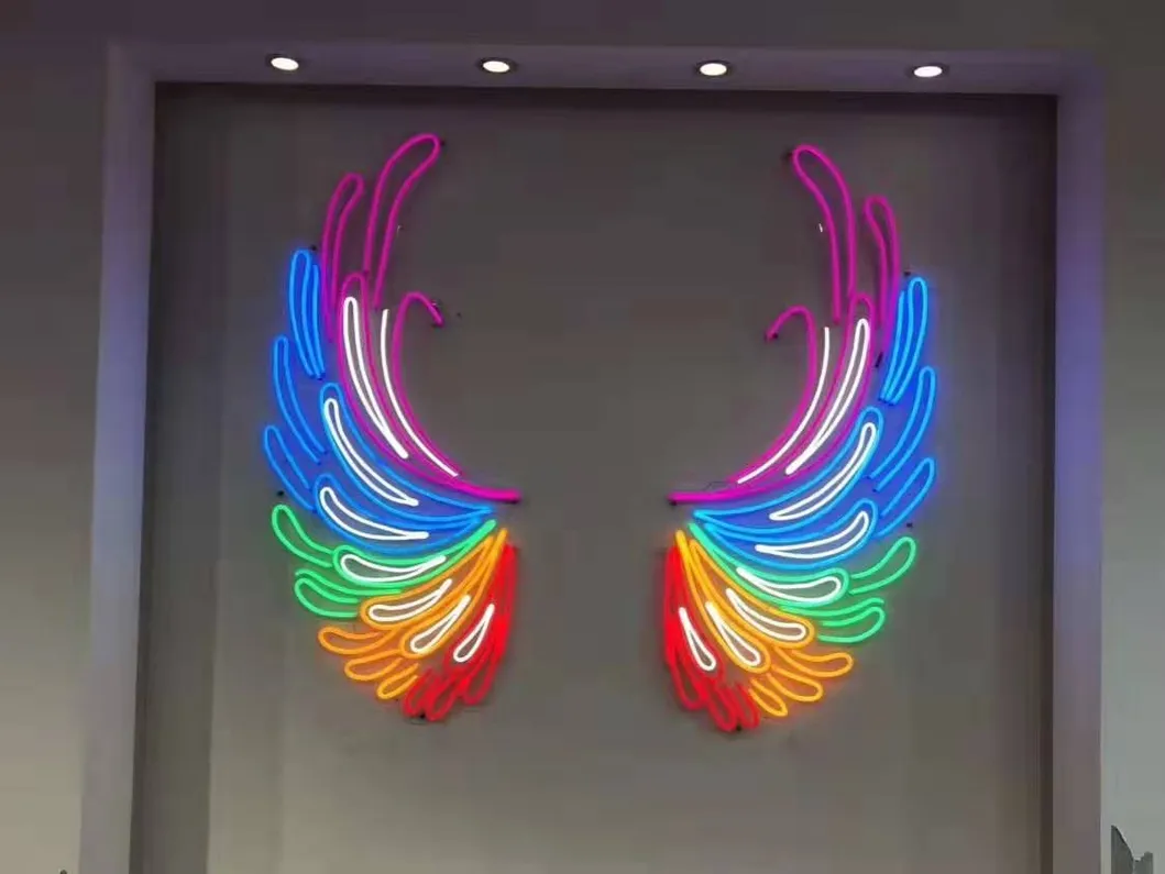 Acrylic LED Letters Decorative Custom Made LED Christmas Neon Sign with Dimmable APP RGBW Controlling