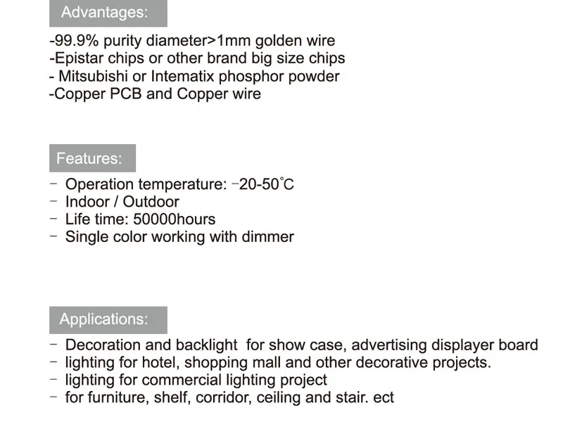 Beam Angle 180 Degree 5 Side Emitting LED Light 2700K/3000K/4000K/6000K Flexible LED Strip