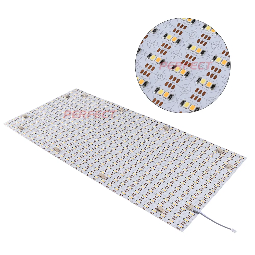 CCT Adjustable Color 24VDC 2700K+6500K Cw+Ww Flexible LED Lighting Sheet