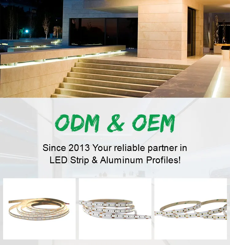 CCT Change LED Strip CRI90 DC24V Flexile Dual Color LED CCT