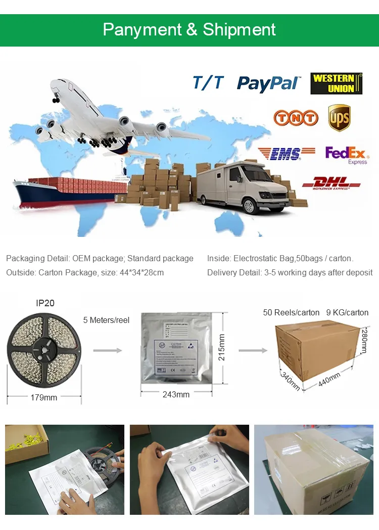 CCT Change LED Strip CRI90 DC24V Flexile Dual Color LED CCT