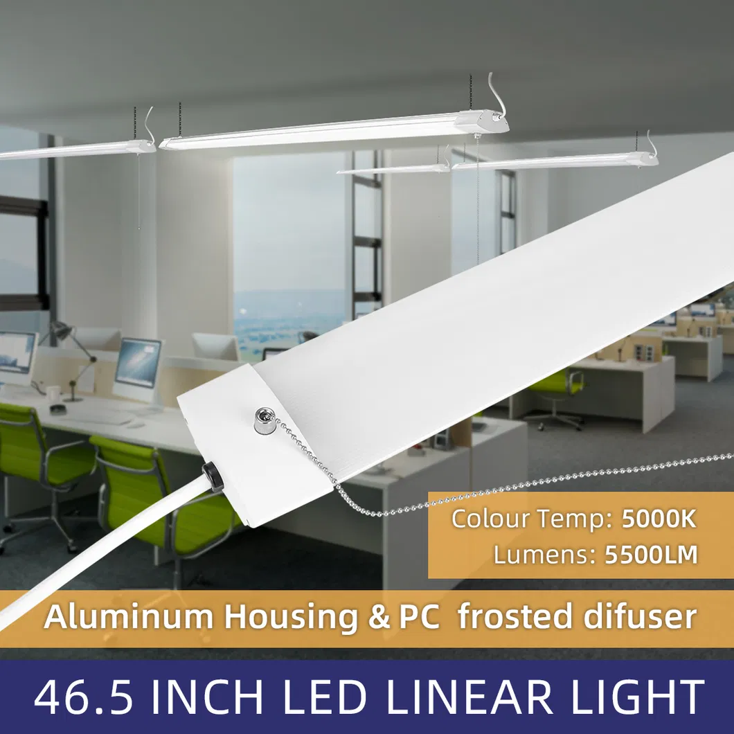 China Direct Supply 57W 46.5 Inch LED Bar Light Linear Light Aluminum Material Landscape Recessend Ceiling Light LED Linear Light