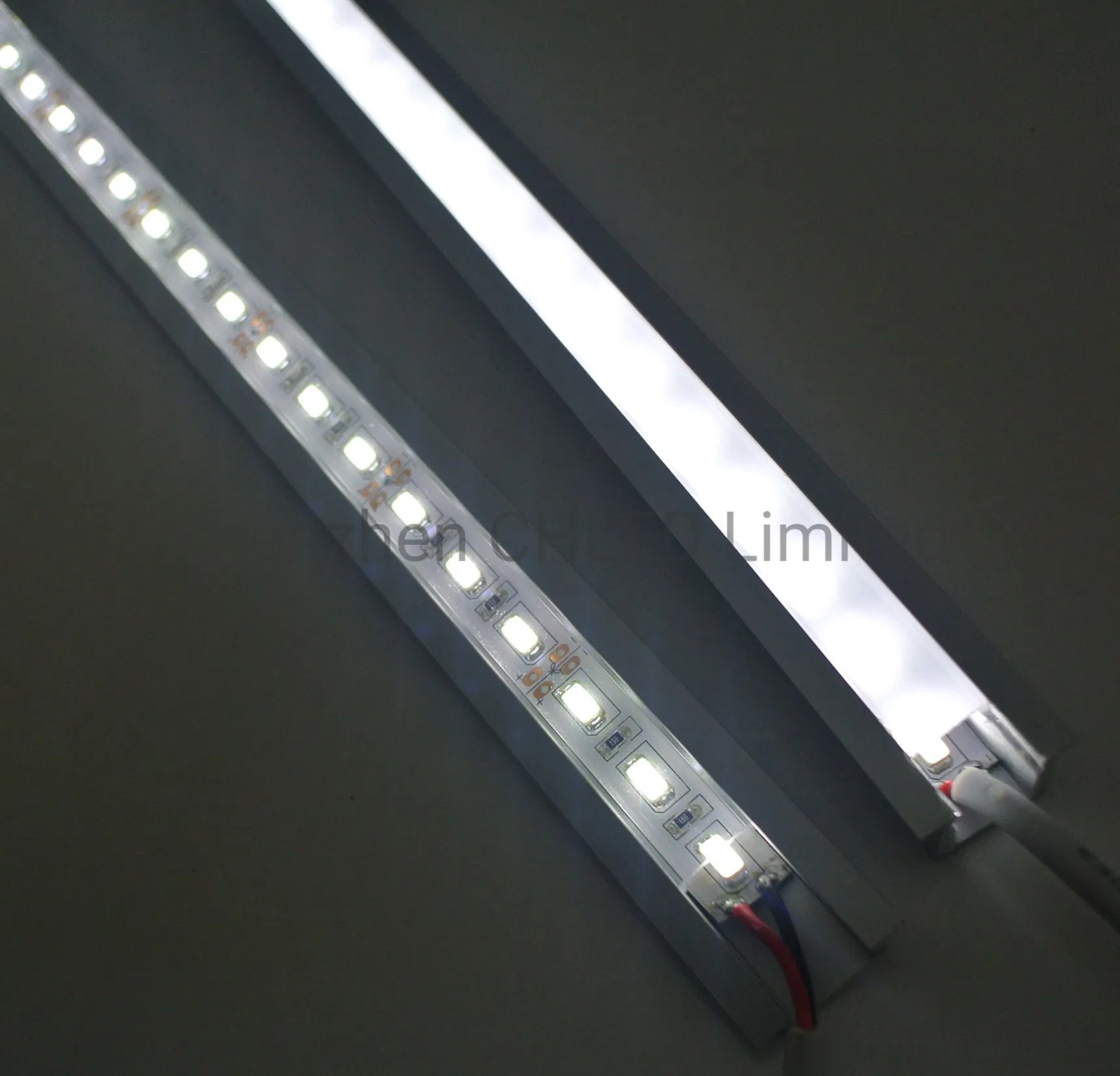 Clear Frosted Silver or Colored Industrial Aluminium Profile Use with SMD3528/2835/5050 LEDs