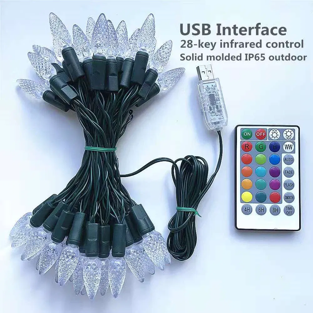 Colorful LED Waterproof Light Bulb Outdoor Festival Decorative Lights