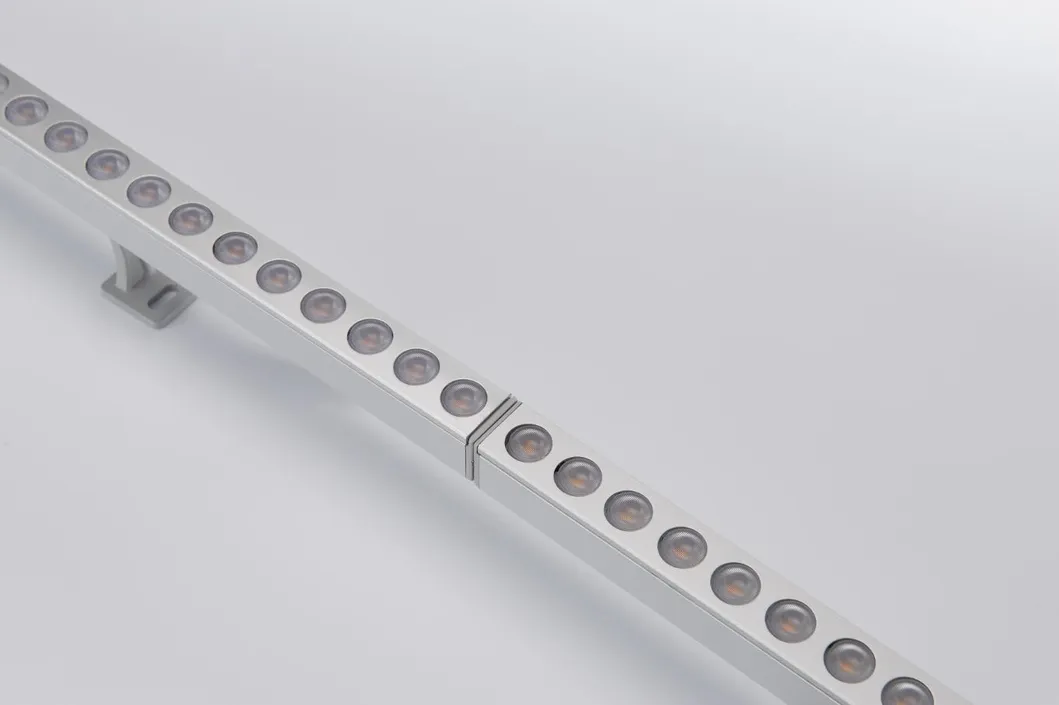 Custom RGB Linear LED Inground Light 100cm Long Aluminum Profile Waterproof 18W 36W Dimmable Outdoor Wall Washer