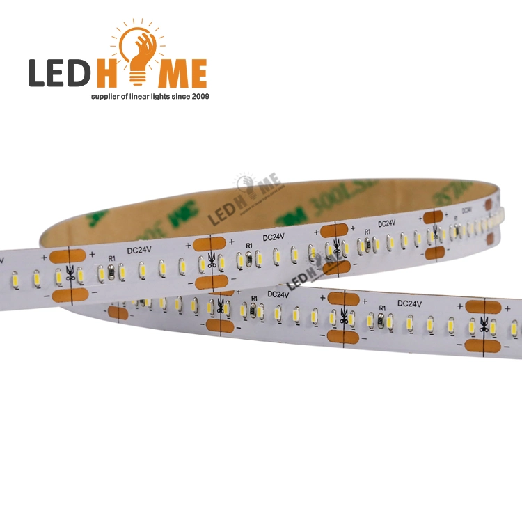 DC24V 280LEDs/M 5m/Roll 6000K Cold White High Lumen Flexible SMD1808 LED Strip for 10mm FPC Width LED Neon Tube and LED Aluminum Profiles