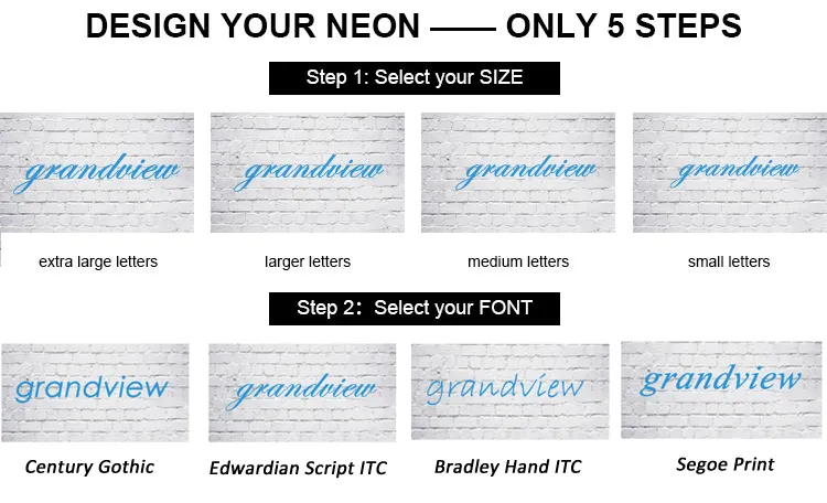 Drop Shipping Wall-Mounted Custom Heart Neon Sign Restaurant LED Letter Neon Sign Light