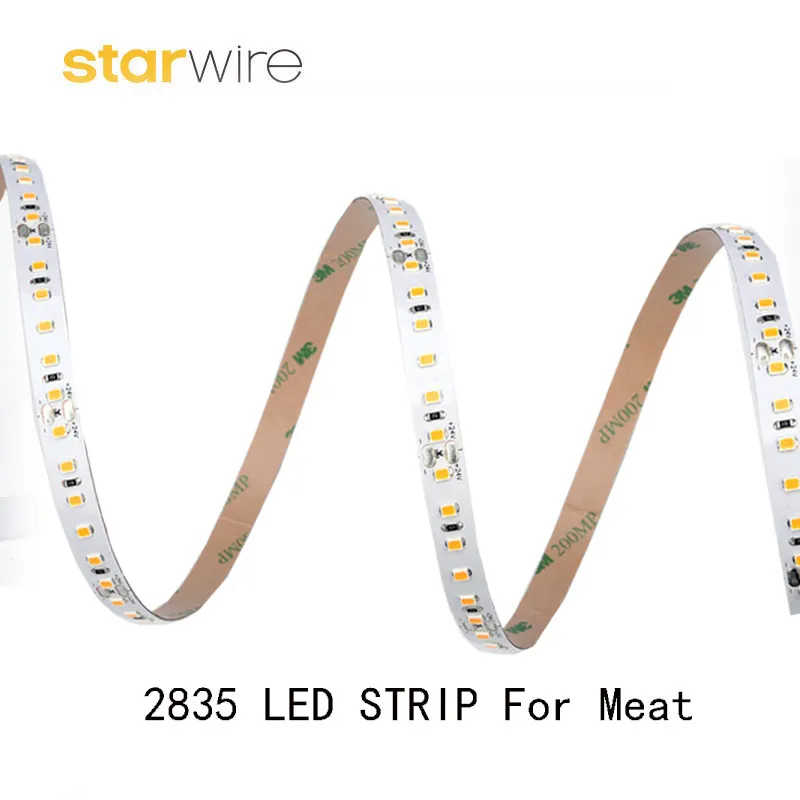 Factory Price 24V LED Fresh Vegetable Light 224LED/M 2835 3528 LED Strip 5m/Reel