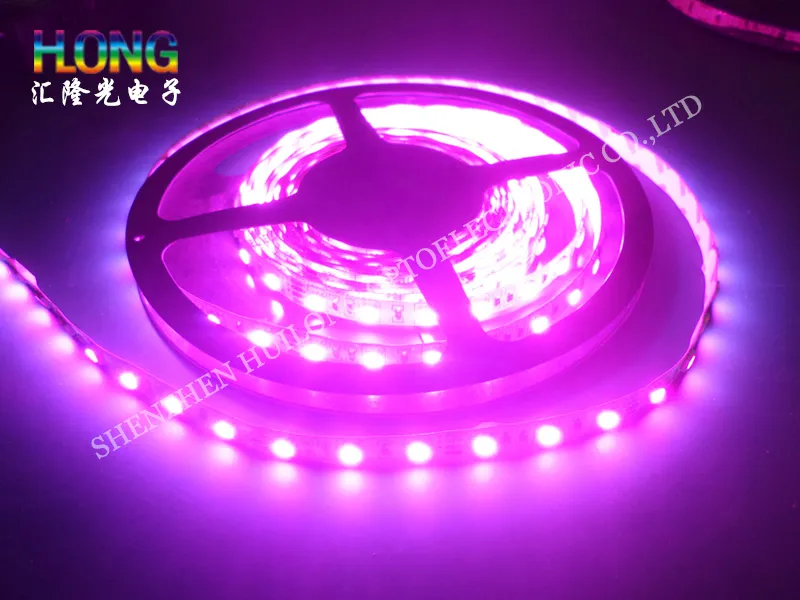 High Brightness RGB Color LED Flexible Strip IP20 SMD5050 Chip 60LEDs 14.4W DC12V LED Strip