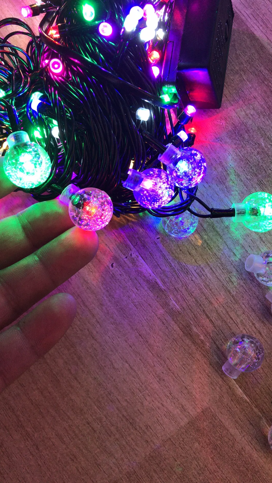 Holiday LED Ball String 10m 100 Ball RGB LED String Wedding Party Fairy LED Christmas Light