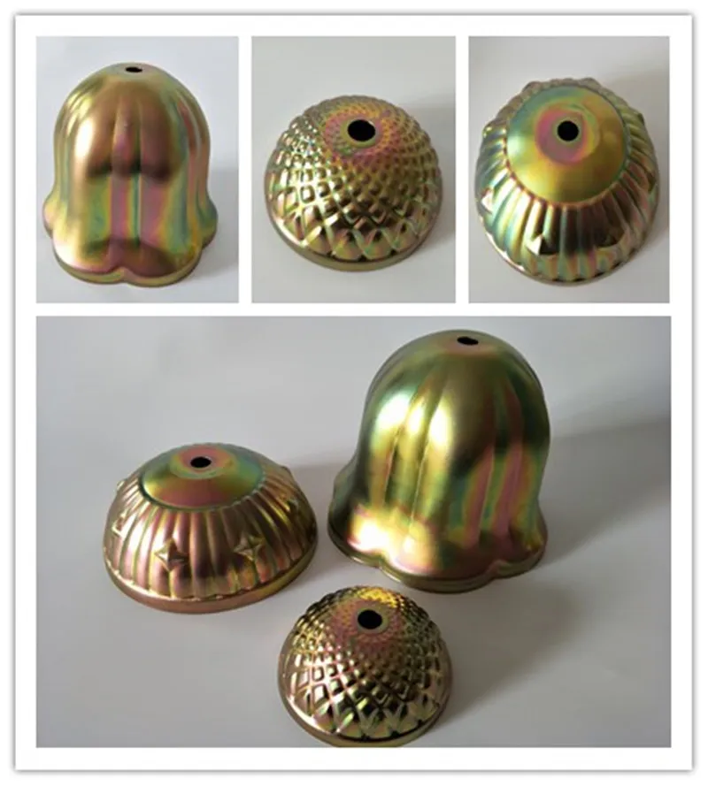 Lamp Stamped Parts Mild Steel Deep Drawn Stamping Parts