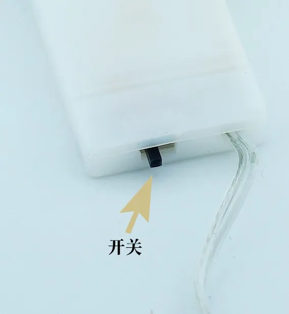 LED Light String Button Battery Decorative String Lights Flowers Cake Christmas Decoration Lights Star Lights