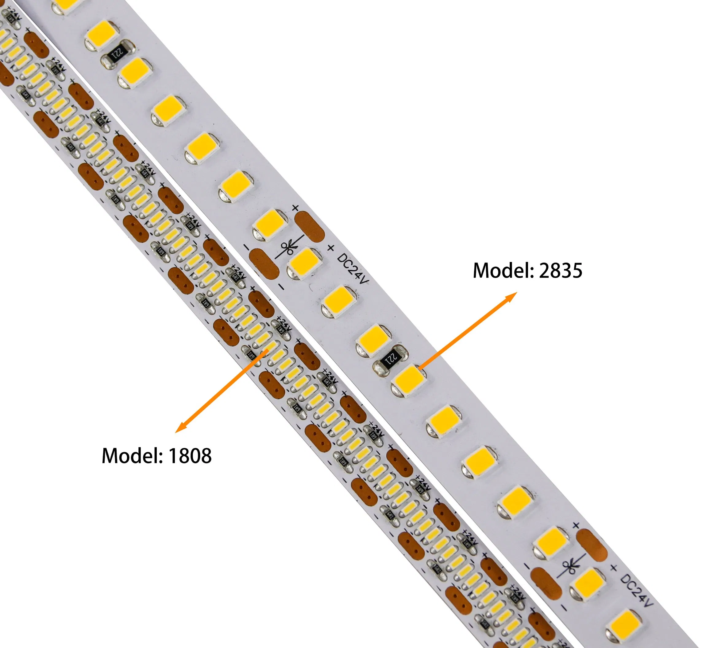 New 720LEDs/M 95+ Ra 8mm 10mm Dotless LED Lighting Strip for Decoration Lighting