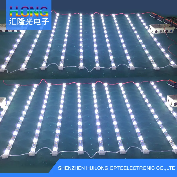 Single Box DC 12V LED Backlight Strip with The Lens 12 LEDs 12W