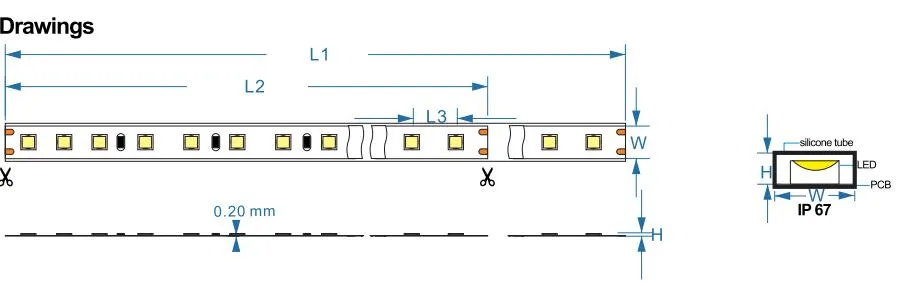 SMD 5050-60LED/M Lighting