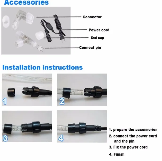 Waterproof 12V/24V Mini LED Neon Light with Copper Wire for Street Decoration